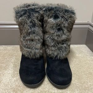 MIA fur boots